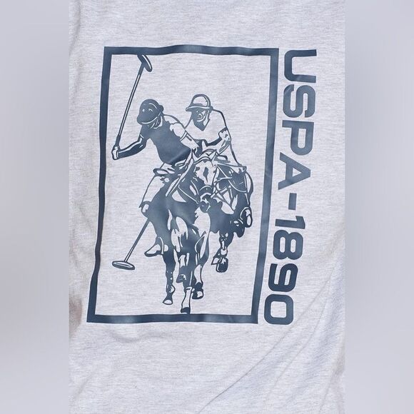 U.S. Polo Assn. T Shirt Gray Tee Short Sleeve Size XXL - Picture 7 of 12